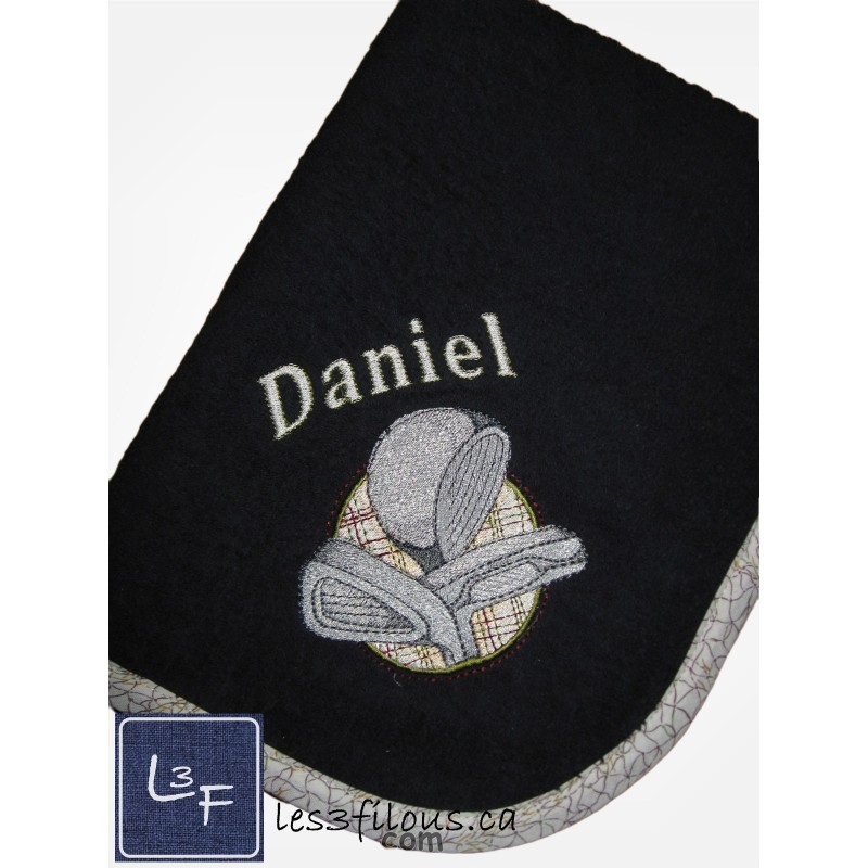 Serviette de Golf Batons Clubs  GOL-007
