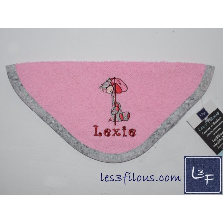 Girafe Débarbouillette Brodée et Personnalisée DEB-077