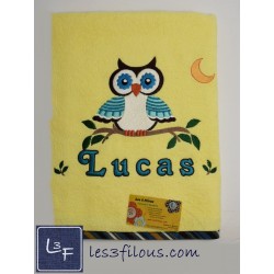 Hibou Chouette Drap de bain DRA-027