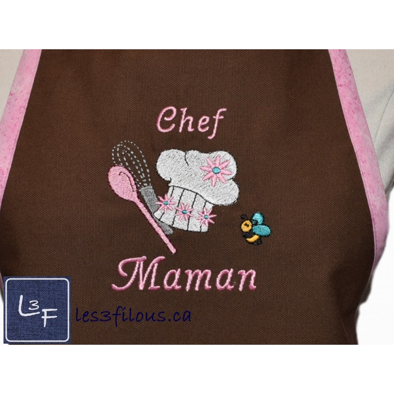 Chef Maman Choix de Broderie pour Tablier