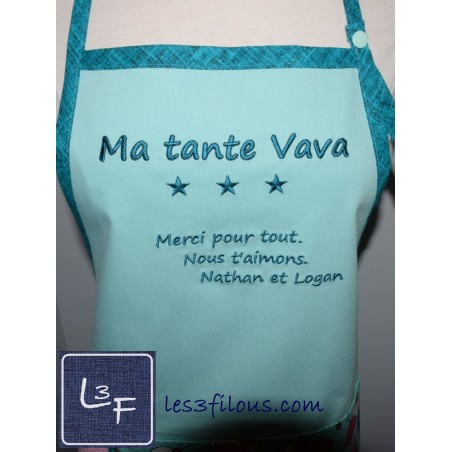 Texte aux Choix    Choix de Broderie pour Tablier