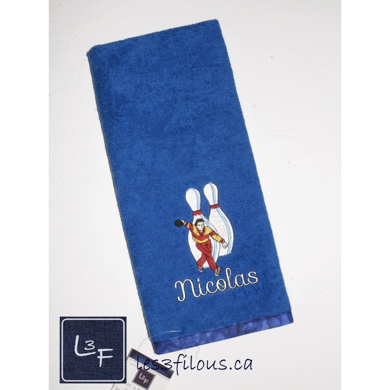 Quilleur Serviette de Bowling BOW-013