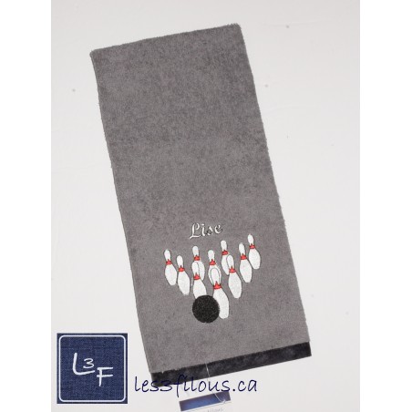Quilles Serviette de Bowling BOW-015