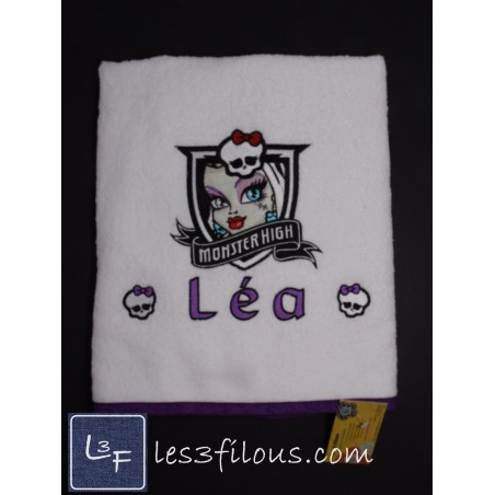 Monster High Logo Drap de Bain Brodé et Personnalisé DRA-040