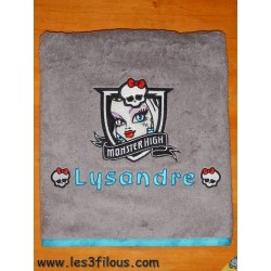 Monster High Logo Drap de Bain Brodé et Personnalisé DRA-040