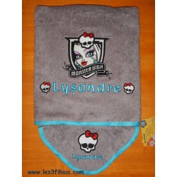 Monster High Logo Drap de Bain Brodé et Personnalisé DRA-040