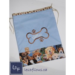 Sac à souliers Chiens SAS-023