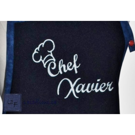 Chef avec toque Choix de Broderie pour Tablier