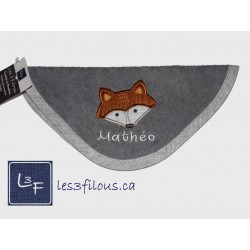 Renard Ours Serviette Capuchon Brodée et Personnalisée DOU-075