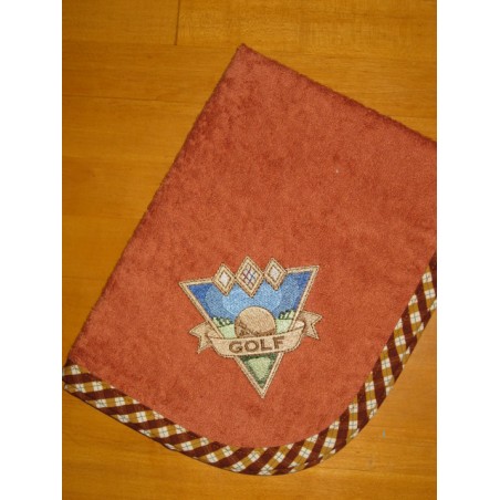 Serviette de Golf en stock Prénom brodé inclus GOLF-009
