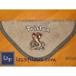 Serpent Cobra Drap de Bain Brodé et Personnalisé DRA-063