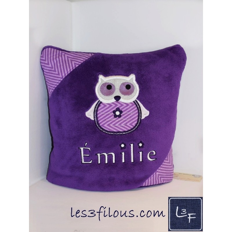 Coussin Couverture Hibou CC-002