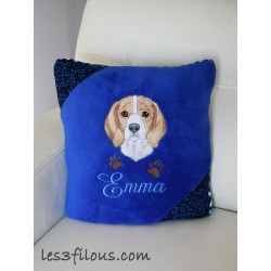 Coussin Couverture Chien CC-008