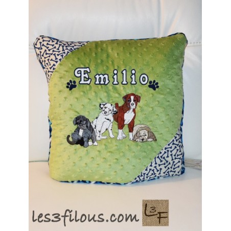 Coussin Couverture Chiens CC-015