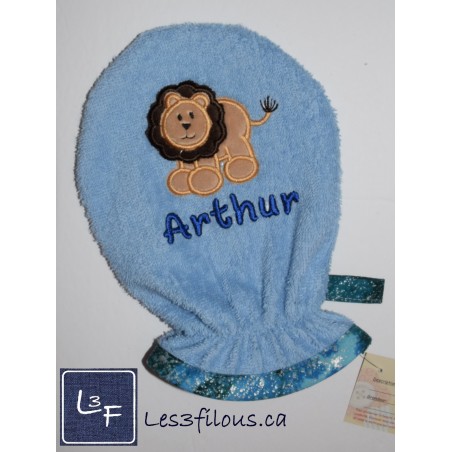 Lion Gant Brodé et Personnalisé DEB-089