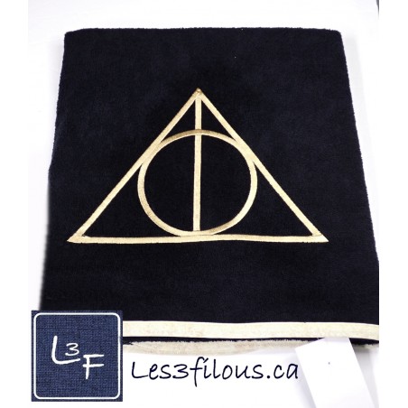 Logo Triangle Drap de Bain Brodé et Personnalisé DRA-159