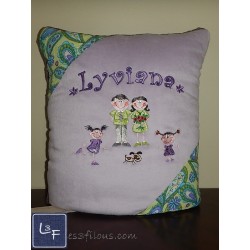 Coussin Couverture Famille CC-022