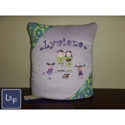 Coussin Couverture Famille CC-022