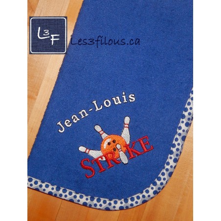 Strike Quilles Serviette de Bowling BOW-020