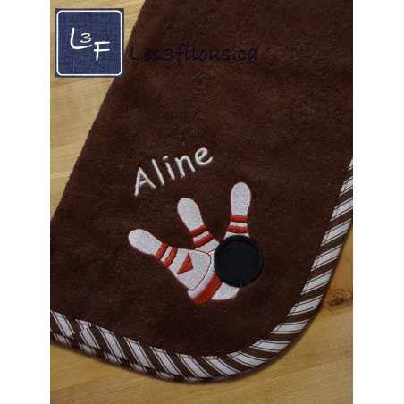 Grosses Quilles Serviette de Bowling BOW-022