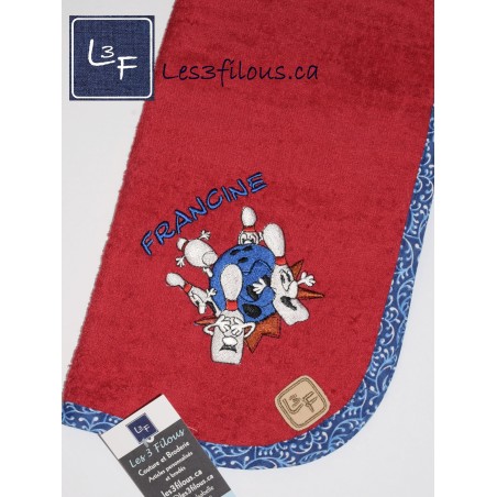 Serviette de Bowling Quilles Peureuses BOW-003