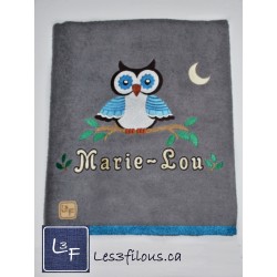 Hibou Chouette Drap de bain DRA-027