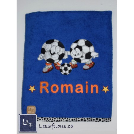 Ballon de Soccer Drap de Bain Brodé et Personnalisé DRA-128