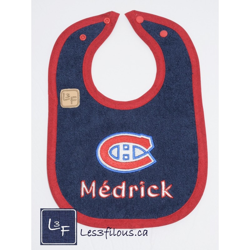 Bavette Hockey Canadiens de Montreal BAV-009