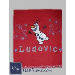 Olaf Drap de Bain Brodé et Personnalisé DRA-068