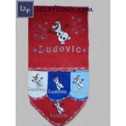 Olaf Drap de Bain Brodé et Personnalisé DRA-068