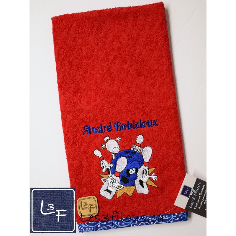 Serviette de Bowling Quilles Peureuses BOW-024
