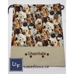 Sac à souliers Chiens SAS-028