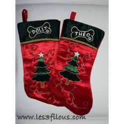 Bas de Noel Service de Broderie  BRO-099