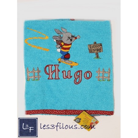 Skateboard Drap de Bain Brodé et Personnalisé DRA-080