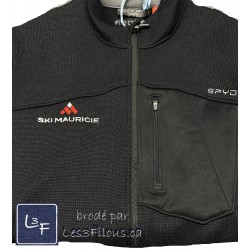 Service de Broderie sur dos de manteau et devant BRO-119