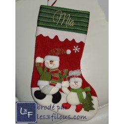 Bas de Noel Service de Broderie  BRO-120