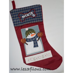 Bas de Noel Service de Broderie  BRO-120