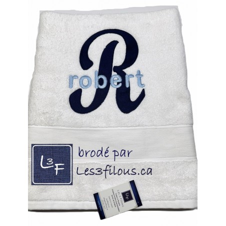 Serviette  Drap de bain Service de Broderie  BRO-121