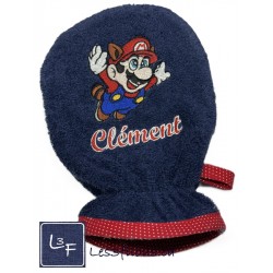 Mario Jeu Vidéo Drap de Bain Brodé et Personnalisé DRA-134