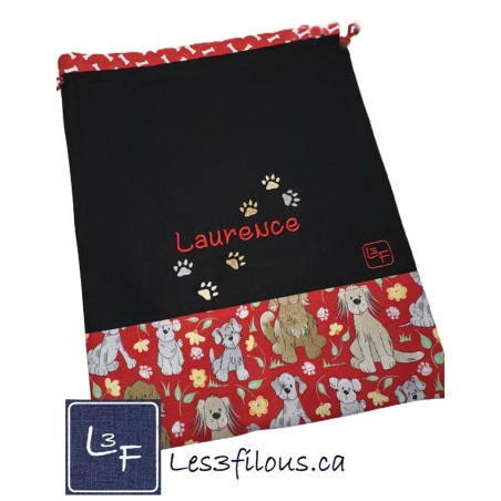 Sac à souliers Chiens SAS-033