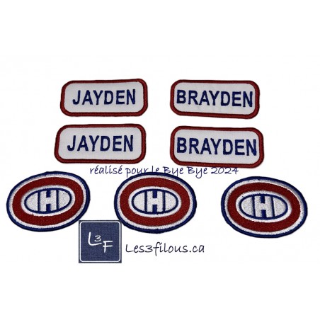Service de Broderie Ecusson Patch BRO-122