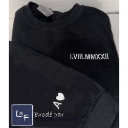 Service de Broderie sur Chandail BRO-124