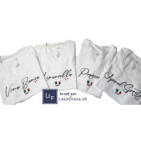 Service de Broderie sur T-shirt BRO-096