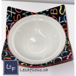 Lettre Chiffre Ecole, Chauffe Plat pour micro-onde, BOL-115P