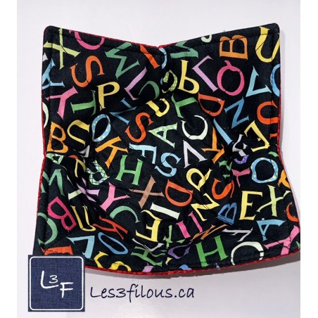 Lettre Chiffre Ecole, Chauffe Plat pour micro-onde, BOL-115P