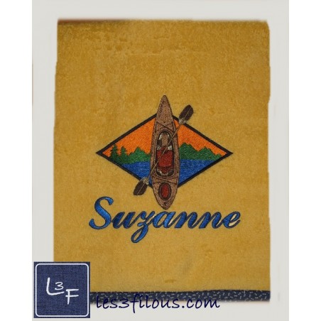 Kayak Drap de Bain Brodé et Personnalisé DRA-104