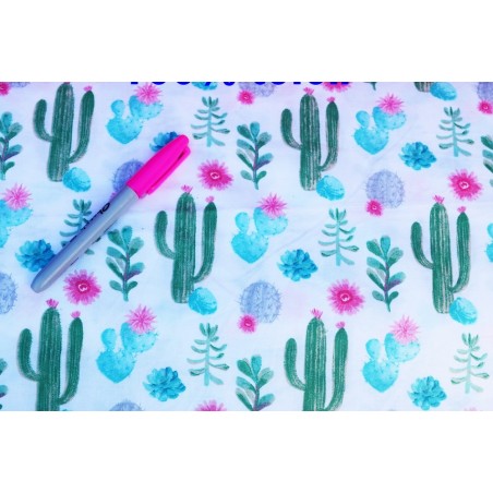Cactus Succulent Désert Tissu TIS-0400*