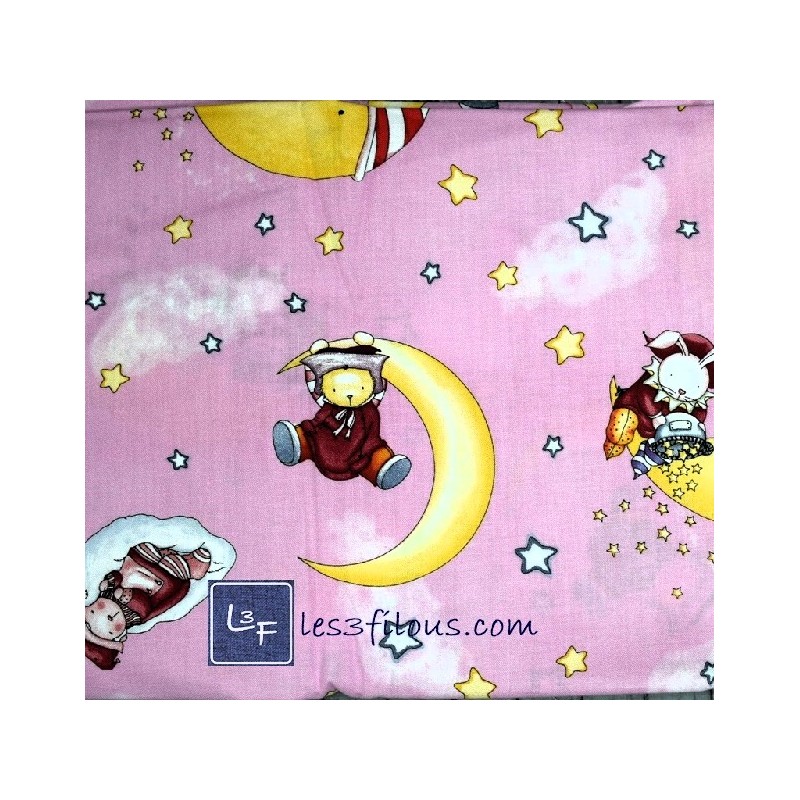 Ourson Lapin Pays des Rêves Lune TIS-1660