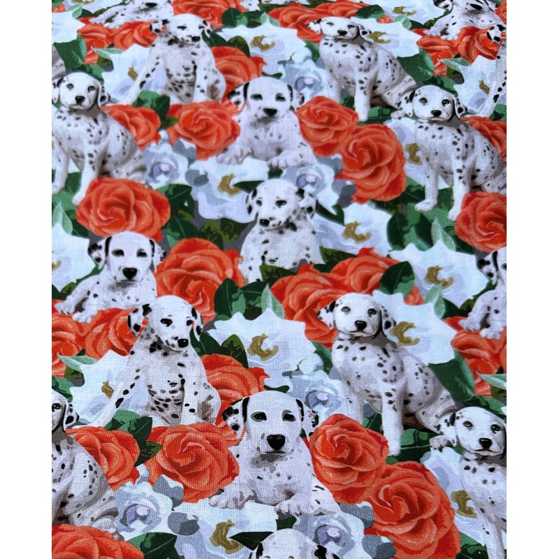 Chien Dalmatien Tissu TIS-0674*