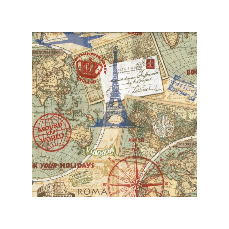 Paris Tour Eiffel Voyage Carte Postale TIS-1804*